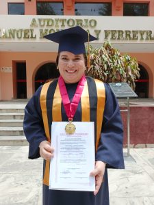 La UNP felicita a la Dra. Angélica Cruz Choez por obtener el grado de Doctora en TIC con calificación sobresaliente»