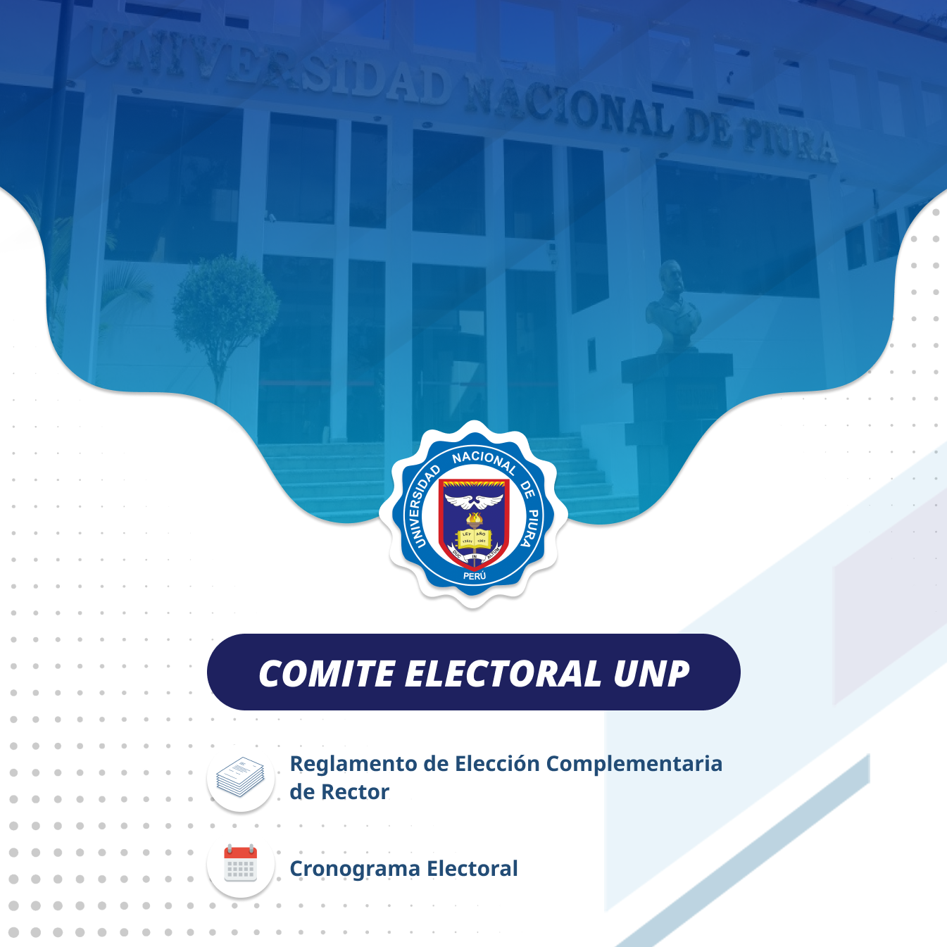 Reglamento de Elección Complementaria de Rector y Cronograma Electoral