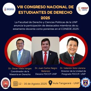 VIII CONGRESO NACIONAL DE ESTUDIANTES DE DERECHO 2025