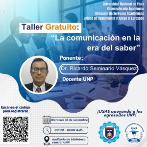 TALLER: «LA COMUNICACIÓN EN LA ERA DEL SABER»