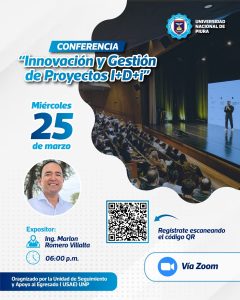 Conferencia: “Innovación y Gestión de Proyectos I+D+i”